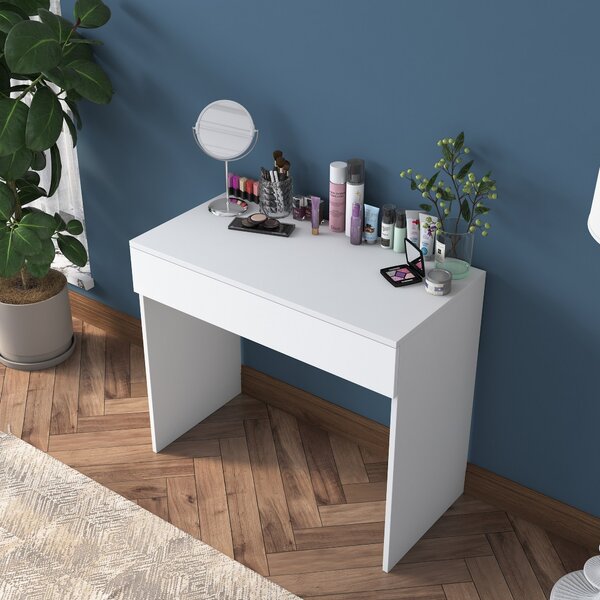 Kalune Design Minimalistický toaletní stolek Alisson bílý