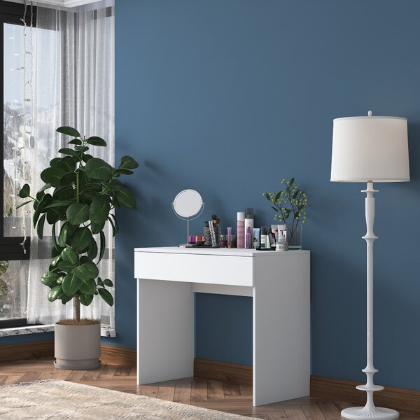 Kalune Design Minimalistický toaletní stolek Alisson bílý