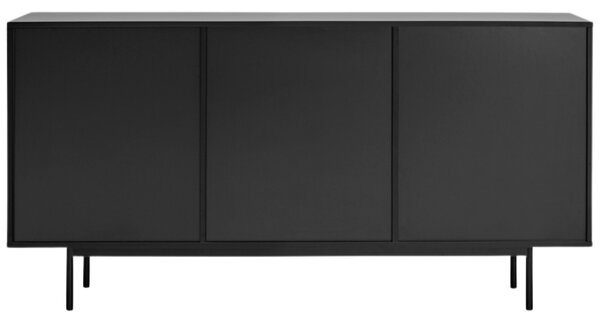 Černá lakovaná komoda Teulat Sierra 159 x 42 cm