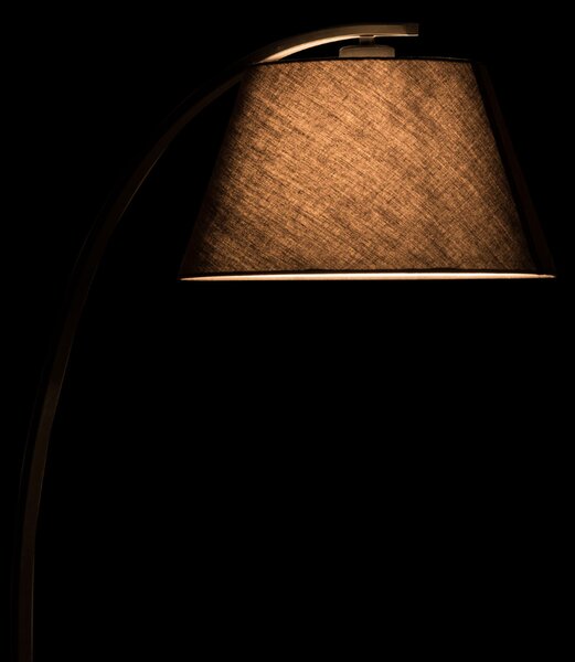 Černá látková stolní lampa J-line Molta