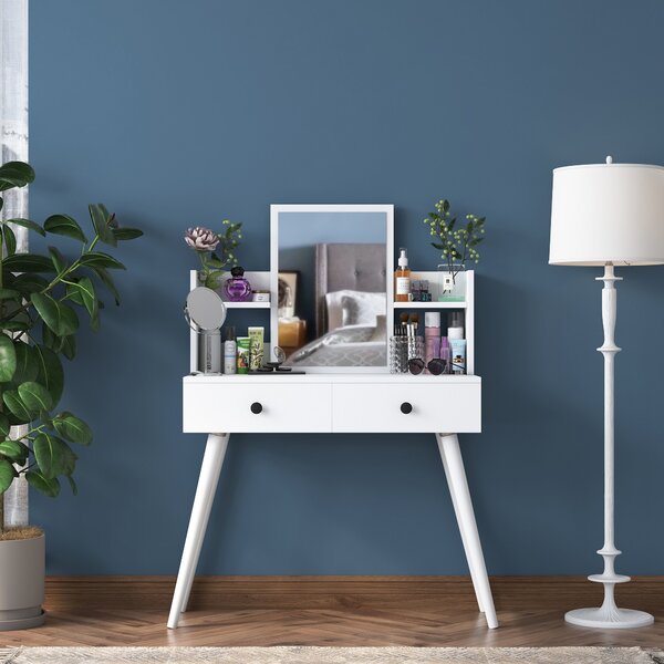Kalune Design Toaletní stolek Margot 02 bílý