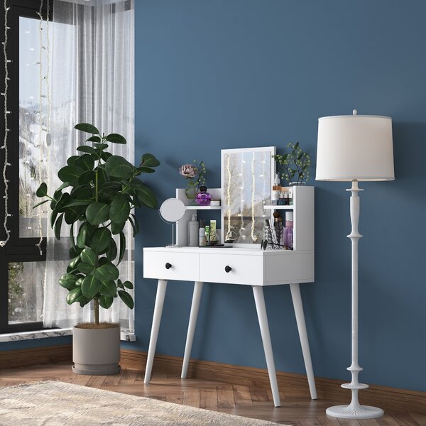 Kalune Design Toaletní stolek Margot 02 bílý