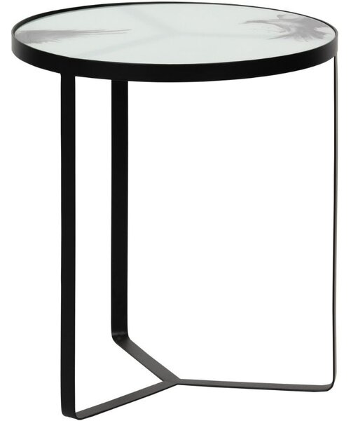 Hoorns Skleněný odkládací stolek Corbie 45 cm