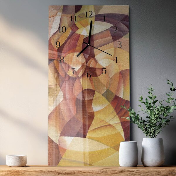 Skleněné hodiny vertikální Vzor zsppc-30x60-00183159