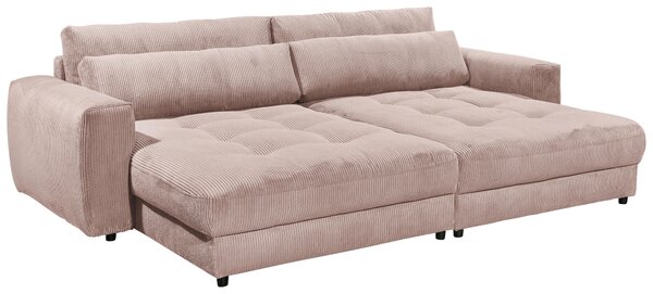 POHOVKA BIG SOFA, textil, kompozitní dřevo, světle růžová MID.YOU - Pohovky, Online Only