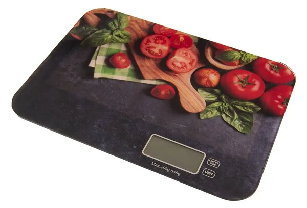 Váha kuchyňská digitální, 20 kg, skleněná ORION 130599