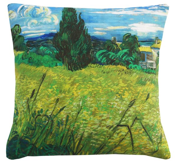 XPOSE® Set povlaků na polštář MALOVANÁ KRAJINA (digitální tisk) 43x43 cm - set 4ks