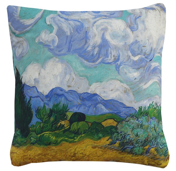 XPOSE® Set povlaků na polštář MALOVANÁ KRAJINA (digitální tisk) 43x43 cm - set 4ks