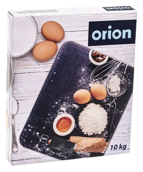 Váha kuchyňská digitální,10 kg, skleněná ORION 130530