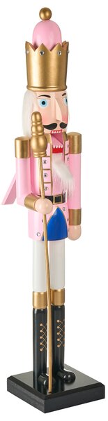 Dekorativní figurka TROSAAN Louskáček 90 cm Růžová