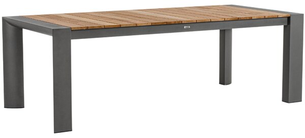 Bizzotto Teakový zahradní rozkládací jídelní stůl Cameron 228/294 x 100 cm