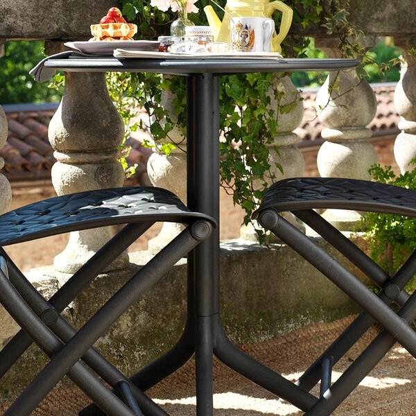 Nardi Modrý plastový zahradní stůl Spritz 60,5 cm