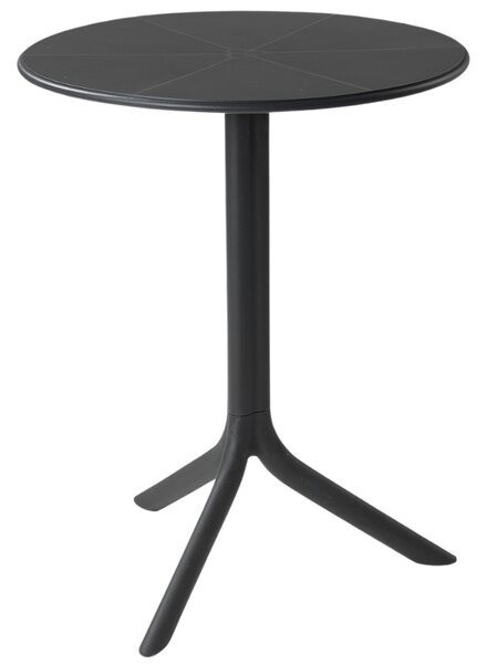 Nardi Antracitově šedý plastový zahradní stůl Spritz 60,5 cm