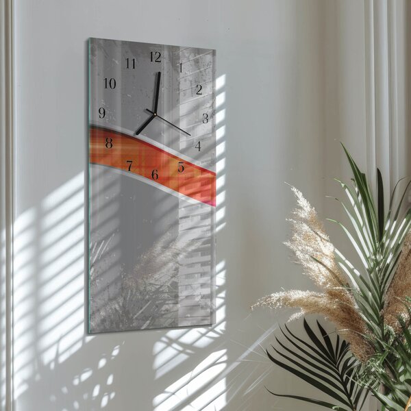 Skleněné hodiny vertikální Hlídka zsppc-30x60-00183806