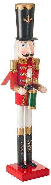 Dekorativní figurka SVARTAN Louskáček 90 cm Červená