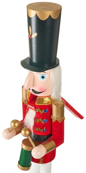 Dekorativní figurka SVARTAN Louskáček 90 cm Červená