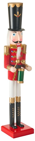 Dekorativní figurka SVARTAN Louskáček 90 cm Červená