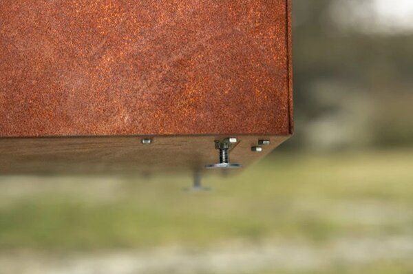Cono Zahradní květináč 70 x 70 x 80 cm, corten CORGARDEN 1004