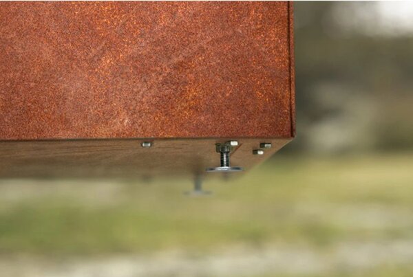 Cono Zahradní květináč 60 x 60 x 50 cm, corten CORGARDEN 1003