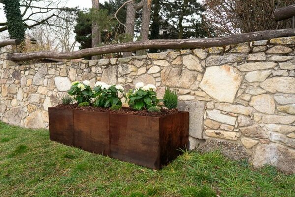 Alto Vyvýšený záhon 69 x 136 x 52 cm, corten CORGARDEN 1010
