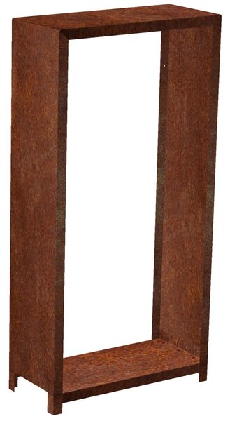 Stora Zahradní dřevník 180 x 90 x 40 cm, corten CORGARDEN 1034
