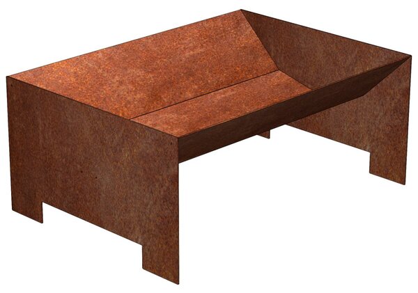 Strato Zahradní ohniště 50 x 70 x 30 cm, corten CORGARDEN 1018