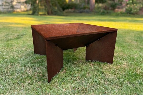 Fokus Zahradní ohniště 50 x 50 x 30 cm, corten CORGARDEN 1016
