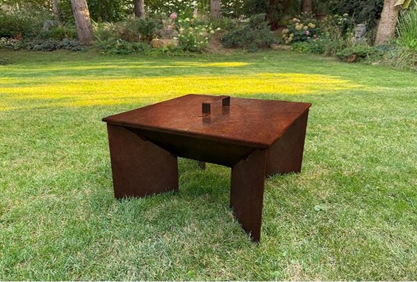 Fokus Zahradní ohniště 50 x 50 x 30 cm, corten CORGARDEN 1016