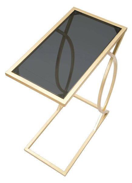 Odkládací stolek v stylu glamour, výška 60 cm