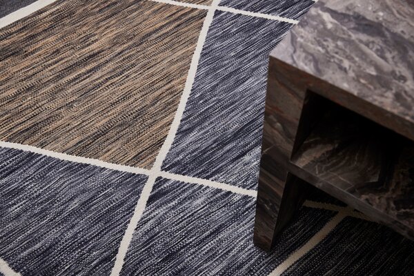 Diamond Carpets India, Ručně vázaný kusový koberec DaVinci's Ermine DESP P93 Mix, 80x150, šedá, chodba / předsíň