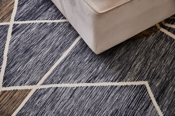 Diamond Carpets India, Ručně vázaný kusový koberec DaVinci's Ermine DESP P93 Mix, 80x150, šedá, chodba / předsíň