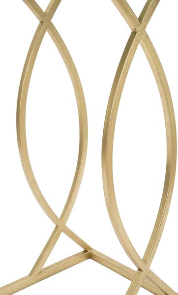 Odkládací stolek v stylu glamour, výška 60 cm