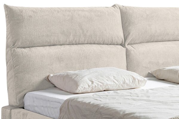 ČALOUNĚNÁ POSTEL, 180/200 cm, přírodní barvy MID.YOU - Postele s úložným prostorem, Online Only
