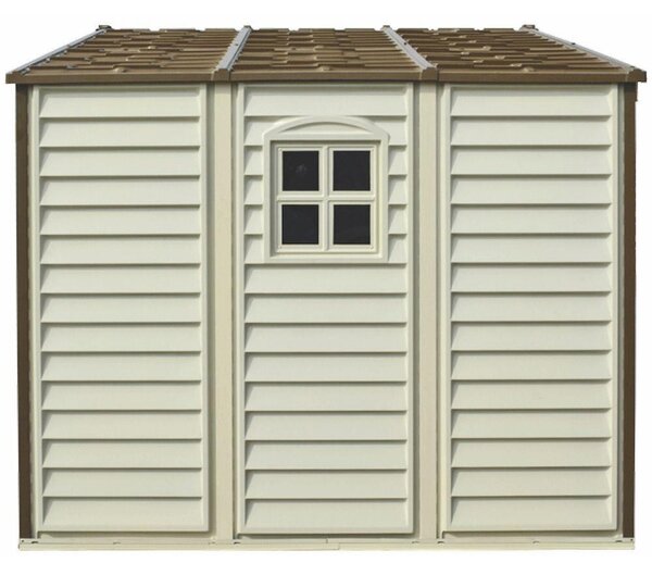 Woodside Zahradní domek 8 m² + podlahová konstrukce, vinylový, béžový DURAMAX 30214