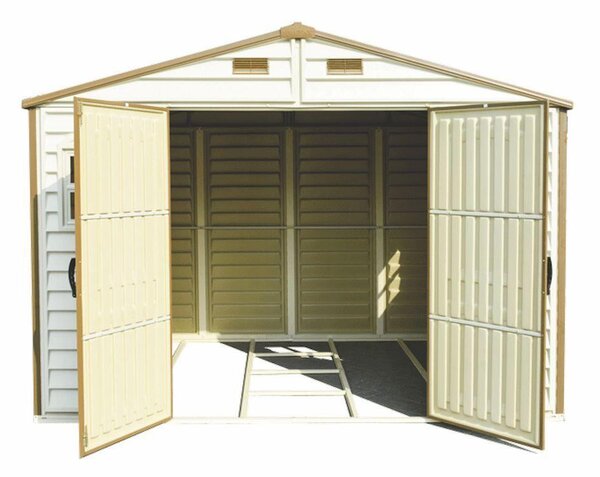 Woodside Zahradní domek 8 m² + podlahová konstrukce, vinylový, béžový DURAMAX 30214