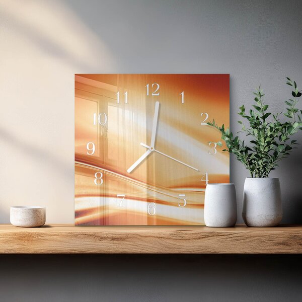 Skleněné hodiny Abstrakce zskb-30x30-00057398