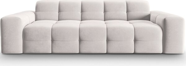 Micadoni Sametová pohovka Kendal 222 cm