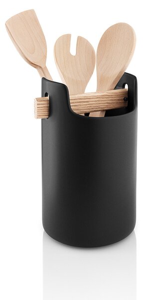 EVA SOLO Stojan na kuchyňské náčiní Toolbox Black - 20 cm ESL126