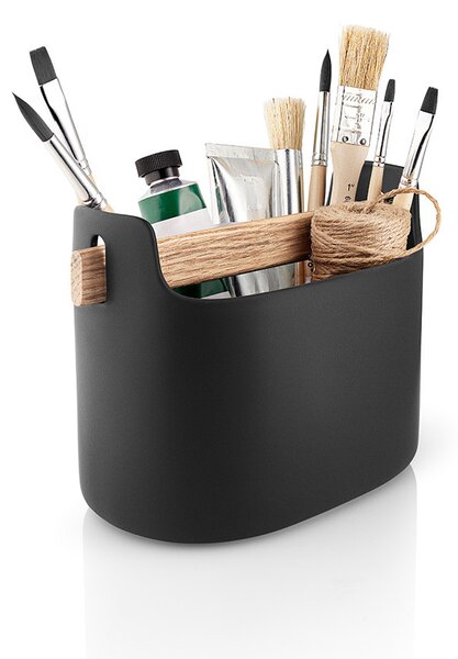 EVA SOLO Stojan na kuchyňské náčiní Toolbox Black - 15 cm ESL127
