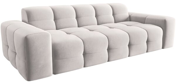 Micadoni Sametová pohovka Kendal 222 cm