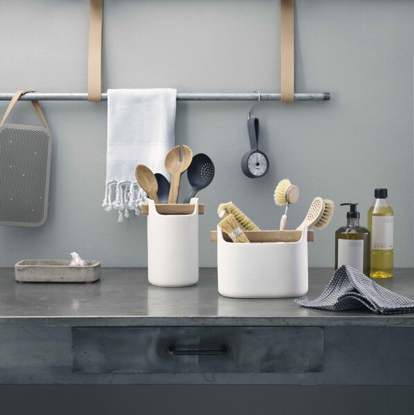 EVA SOLO Stojan na kuchyňské náčiní Toolbox White - 20 cm ESL128