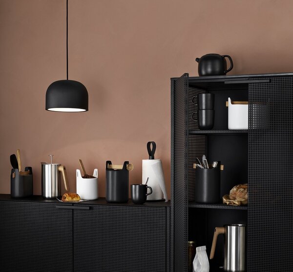 EVA SOLO Stojan na kuchyňské náčiní Toolbox Black - 20 cm ESL126