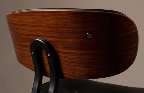 Hnědá ořechová jídelní židle DUTCHBONE Blackwood