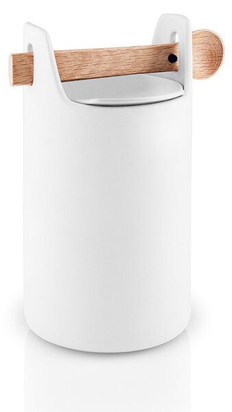 EVA SOLO Úložná dóza s dřevěnou lžičkou Toolbox White - 20 cm ESL158