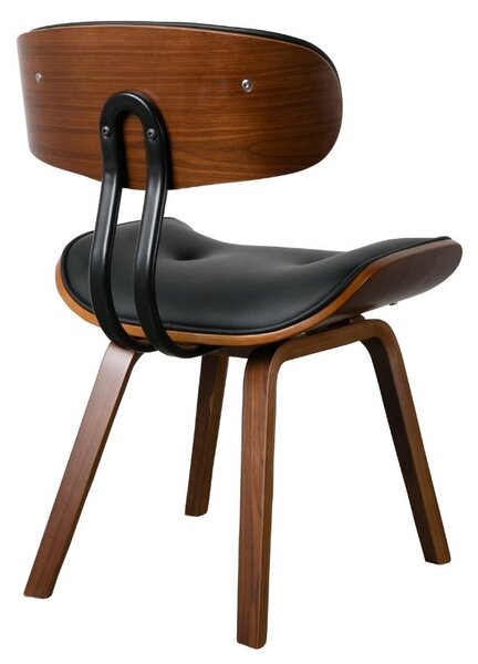 Hnědá ořechová jídelní židle DUTCHBONE Blackwood