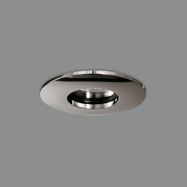 ACB Iluminacion Zapuštěné LED svítidlo HERA, ⌀ 8 cm, 1xGU10 8W, IP54/IP20 Barva: Chrom