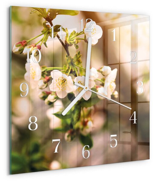 Skleněné hodiny Příroda zskb-30x30-00084534