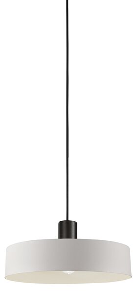 ACB Iluminacion Závěsné svítidlo JARVIS, ⌀ 30 cm, 1xE27 15W Barva: Černá, Barva montury: Bílá