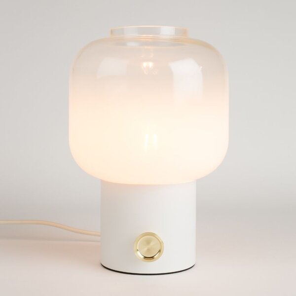 Bílá stolní lampa ZUIVER MOODY