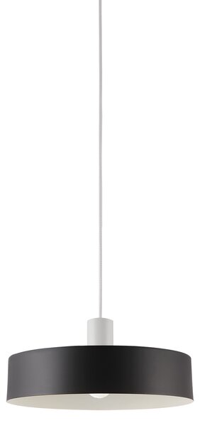 ACB Iluminacion Závěsné svítidlo JARVIS, ⌀ 30 cm, 1xE27 15W Barva: Černá, Barva montury: Bílá